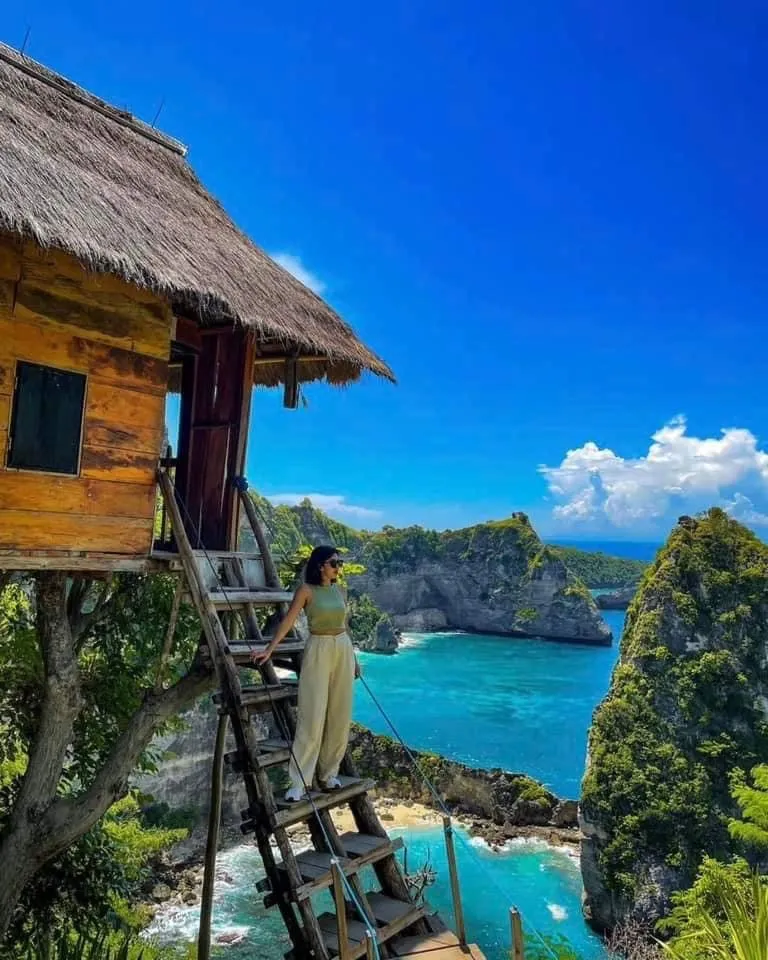 The Molenteng tree house on Nusa Penida